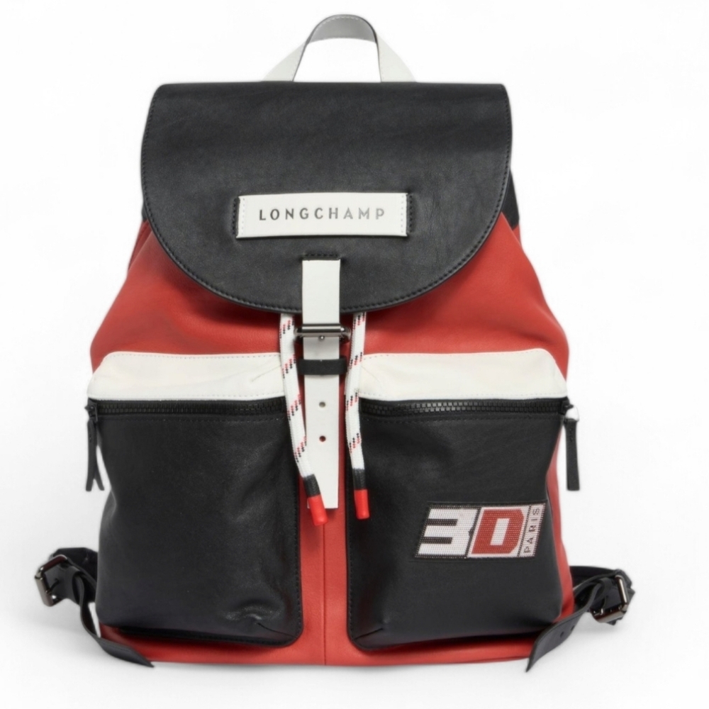 Men's Longchamp Newest Edition Leather Quality Men Backpack
